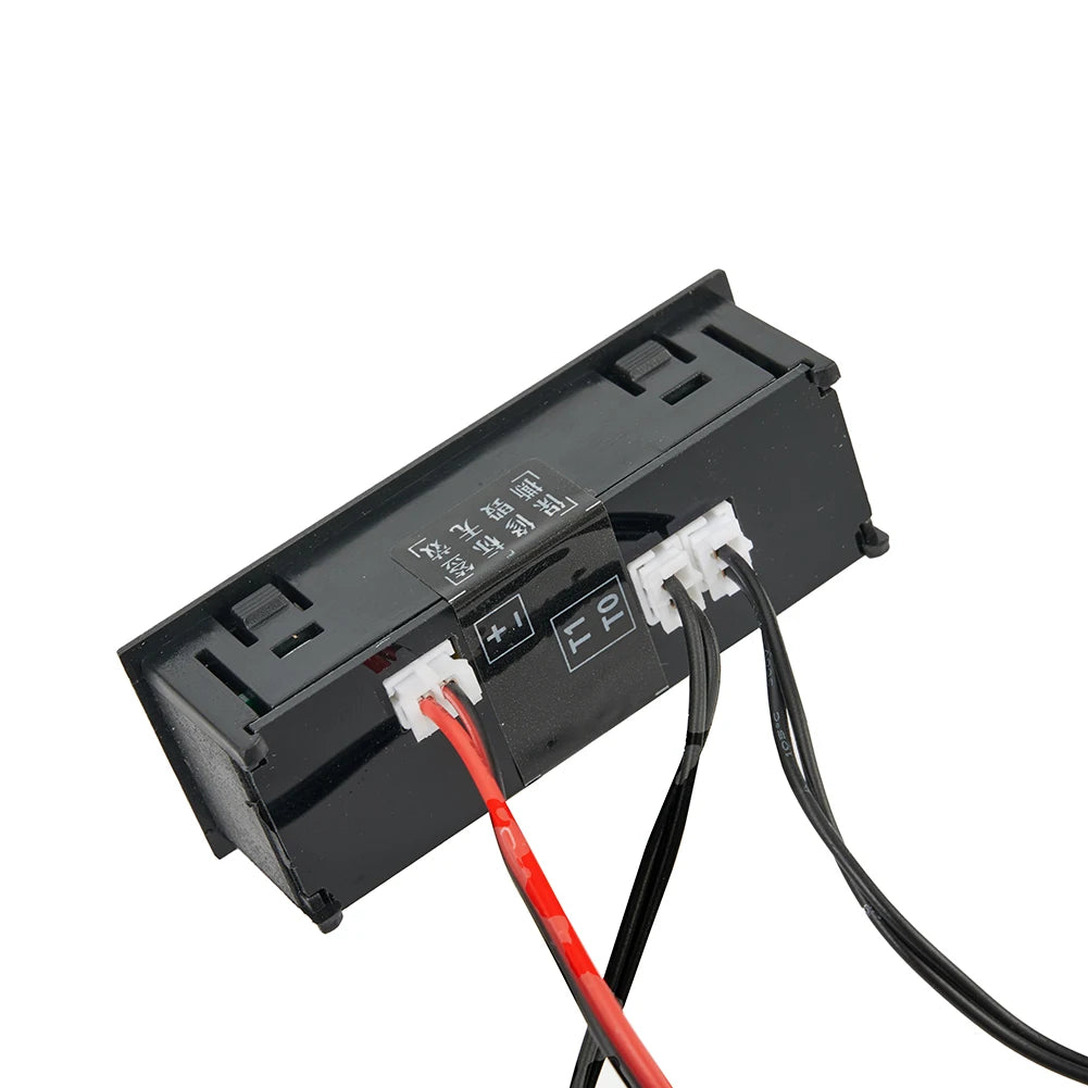 12V 3in1 Vehicle Car Kit Thermometer With Voltmeter With Clock LED Digital Display 3 In 1 Voltmeter Interior Parts