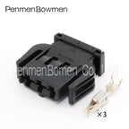 1 Set 3 Pin Car Reading Light Electrical Cable Connectors Female Wire Harness Plug for Passat Bora 893971633