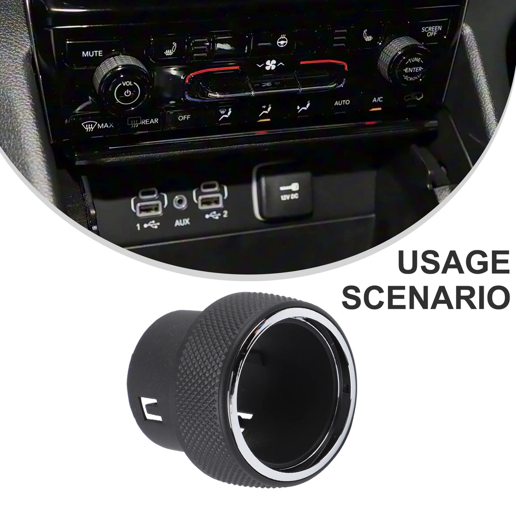 1PC Replace AC Control Knob Radio Button For Grand For Cherokee WK2 2014-2021 Center Control Air Conditioning Audio Button Part