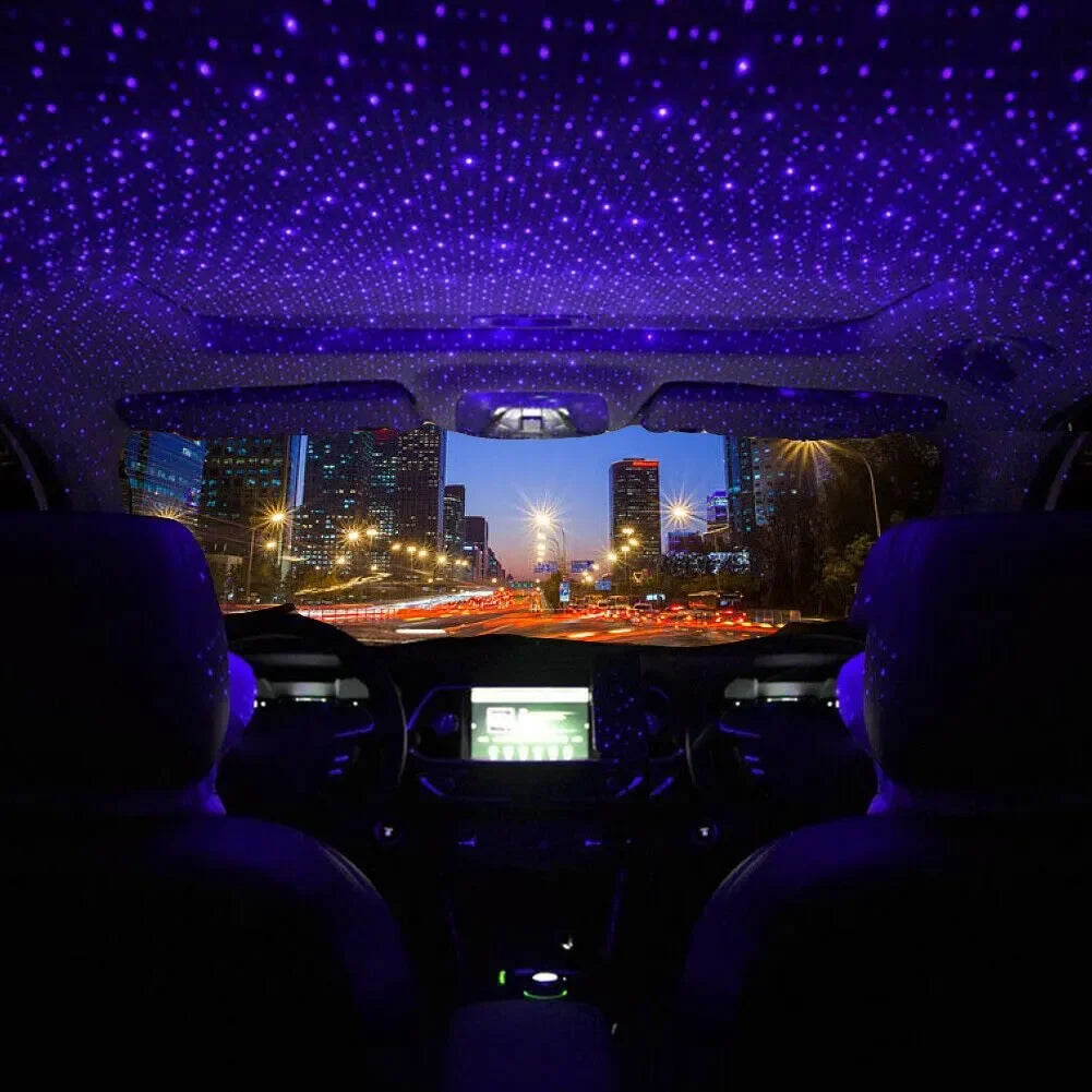 Mini LED Car Roof Star Night Light Projector Atmosphere Galaxy Lamp USB Decorative Adjustable for Auto Roof Room Ceiling Tools