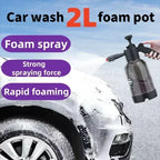 High Pressure 2L Household Car Dual-use Cleaning Foam Spray Pot Acid Alkali Resistant Large Capacity Glass Spray Pot Fan Amagi