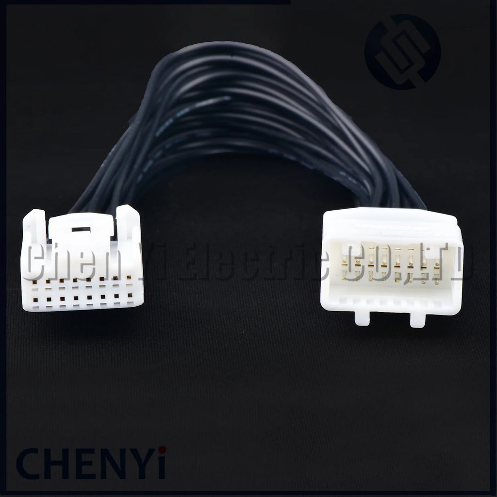 8/12/16/20/24/28/32/40 Pin Car Navigation Automotive Audio vehicle central control Connector Male and female 20cm extension plug