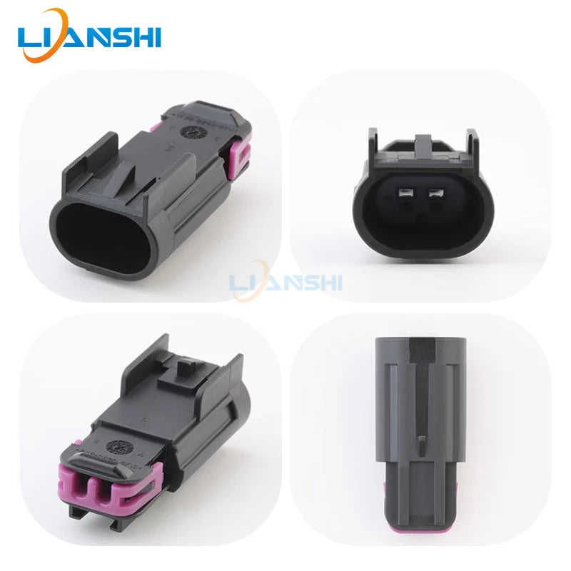 15326806 15326801 For car oil pump connector 2p fog lamp plug for Buick Chevrolet headlamp exhaust temperature sensor