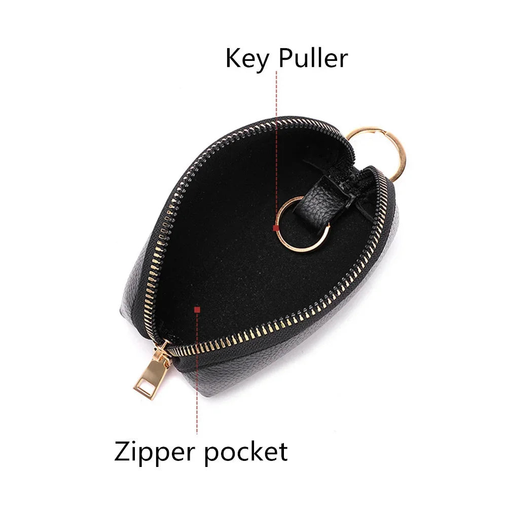 Car Leather Key Holder Minimalist Keychain Case Wallet Key Storage Case Protector Large-capacity Multifunctional Key Pouch Amagi