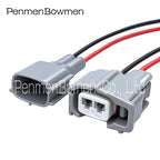 1 Set 2 Pin Auto Fuel Injector Electrical Cable Connectors Wire Harness Plug For Toyota Honda 6189-0611 90980-11875