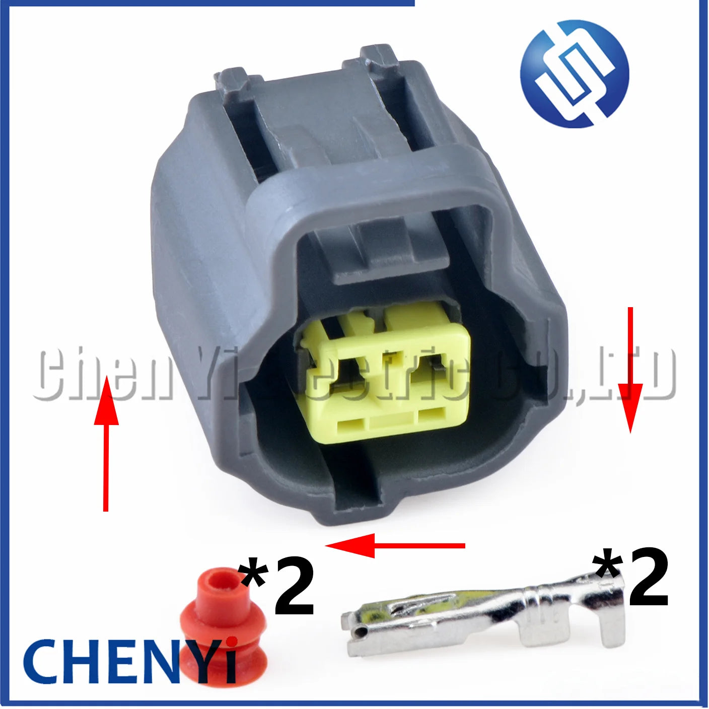2 Pin Auto IAC connector Water temperature sensor plug 178390-1 178390-2 178390-3 For Toyota 1JZ-GTE 2JZ-GTE Mazda Mitsubishi