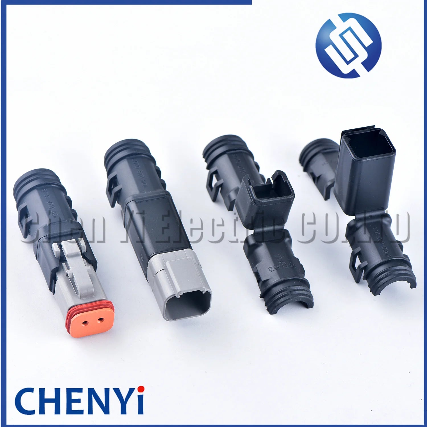 For Duetsch DT06-2S DT04-2P connector plug tail clip automotive wire harness bellows fixed buckle 1011-227-0205 1011-229-0205