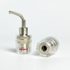 4/10/20PCS Clear Speaker Binding Posts with Banana Plug Sockets, Gold-Plated Copper Terminals for Amplifier, HiFi,Audio Speakers