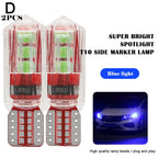 2pcs T10 W5W 194 LED Car Light Bulb Non-Pola 6SMD Canbus Car License Plate Light Interior Dome lights Reading Lamp 12V-24V Tools