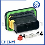4 Pin Automobile waterproof connector 6.3mm Series Auto chassis gearbox Wire harness plug 1-1564330-1 1-1564534-1 1-1564536-1
