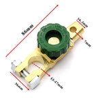 Auto Battery Terminals Quick Disconnect Isolator Cut Off Switch Auto Cables Connectors Wire Fits Standard Negative Terminal