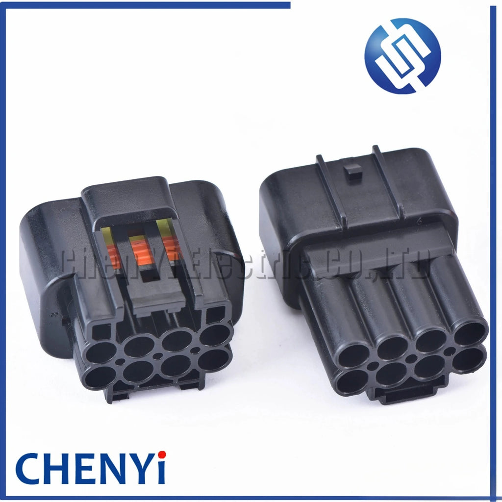 5 Sets 8 Pin Male or Female 2.3mm Auto Light Lamp Black Plug Automotive Waterproof Connector For FW-C-8F-B FW-C-8M-B