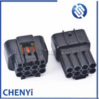 5 Sets 8 Pin Male or Female 2.3mm Auto Light Lamp Black Plug Automotive Waterproof Connector For FW-C-8F-B FW-C-8M-B