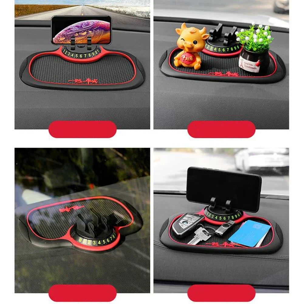 Multi-Functional Car Anti-Slip Mat Auto Phone Holder Non Slip Sticky Anti Slide Dash Mount Silicone Dashboard Pad Mat Amagi