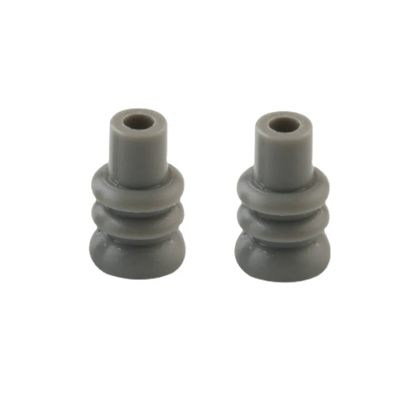 172888-2 Automotive connector waterproof hollow rubber stopper, domestic 1.8 series gray plug, 100 pieces