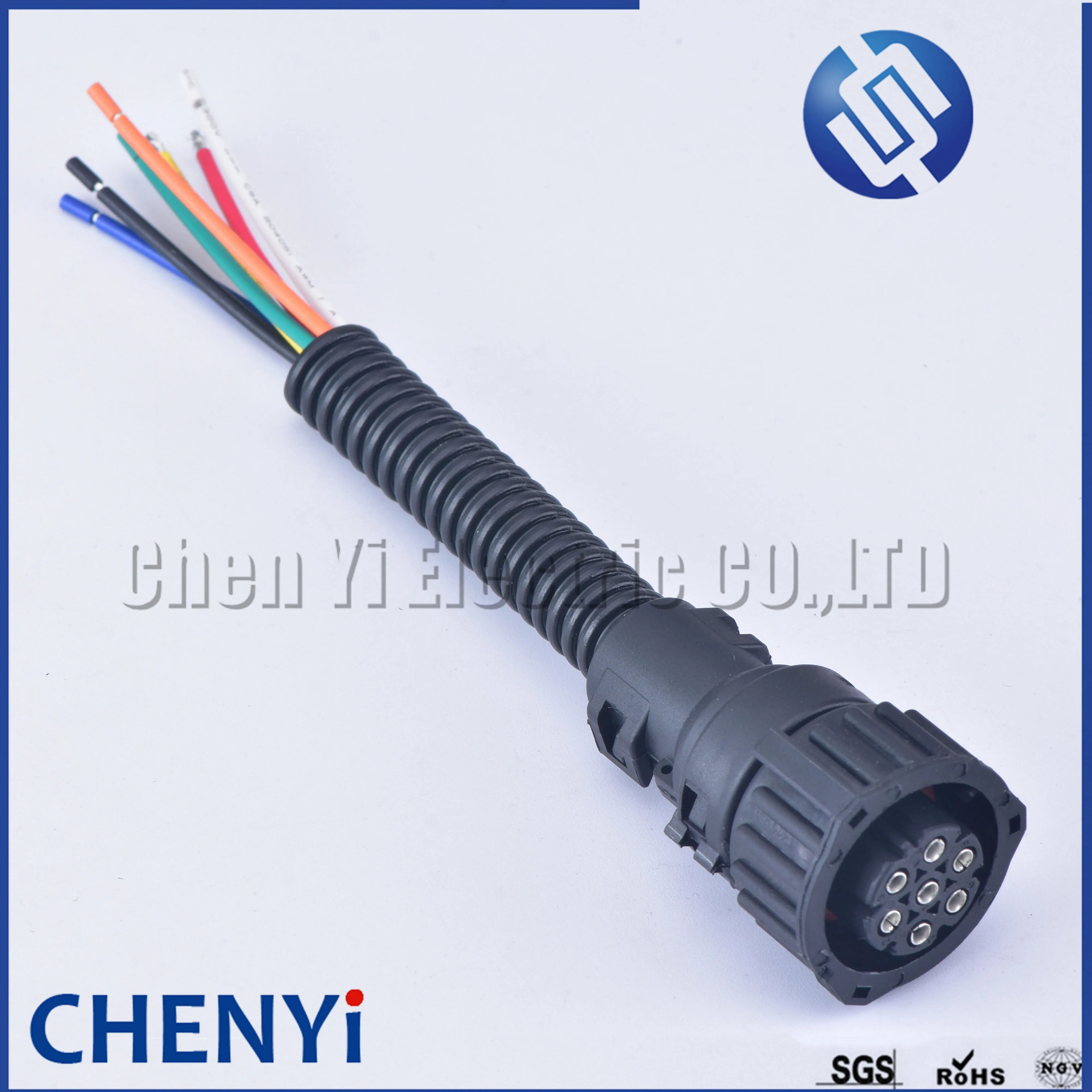 7 Pin plug For Truck DAF MAN Truck Tail Light Connector wire harness 968421-1 967650-1 1718230-1 1-967325-1 1-967402-1