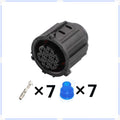 7 Pin Connector Waterproof 1.5mm Female Connector Automotive Wiring Harness Cable Plug 17019.062.000 AC Assembly Auto Parts