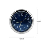 Luminous Quartz Analog Car Dashboard Clock - Stick-On, Decorative, Time-Telling, Easy-to-Read, Night-Vision Compact Amagi
