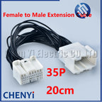 35 Pin Automotive connector Engine Control Module ECU harness plug 1123338-1 90980-12145 1674558-1 90980-12528 For Toyota Prado
