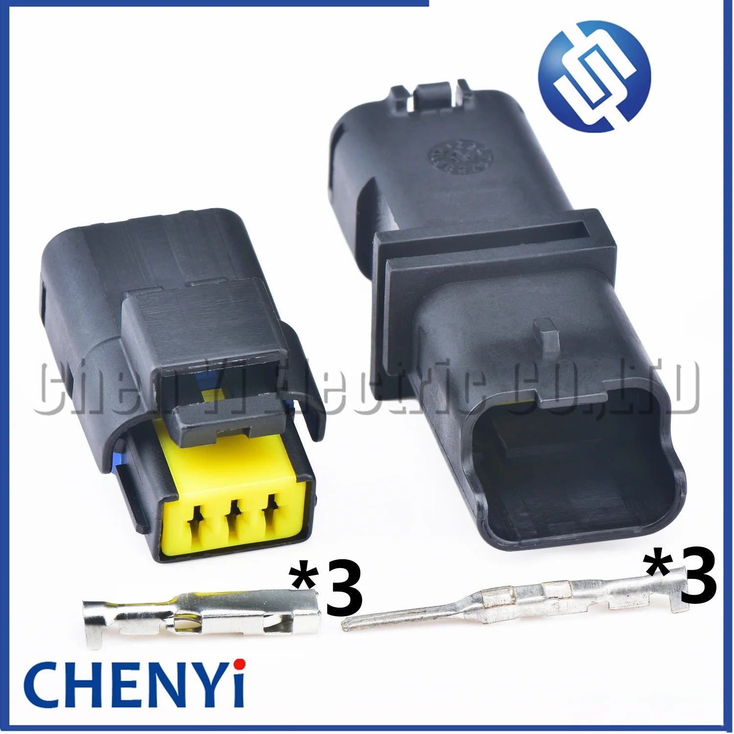 3 Pin male or female waterproof automotive connector 211PL032S0049 211PC032S0049 For Peugeot Citroen Headlight