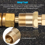 Olive Remover Puller Tool 15mm & 22mm Copper Pipe compression Fitting Removal Gas Pipe Plumbing Remover Tool