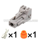 1-Pin Connectors Waterproof 6.3mm Male Female Connector Wire Harness Auto Harnesses Cable Socket 7222-6214-40 7123-6214-40