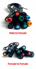 4/10Pcs M8 Waterproof Connectors 2/3/4/5/6 Pin, Male & Female Plug Socket Set, IP67 Wire Cable Connector Kit