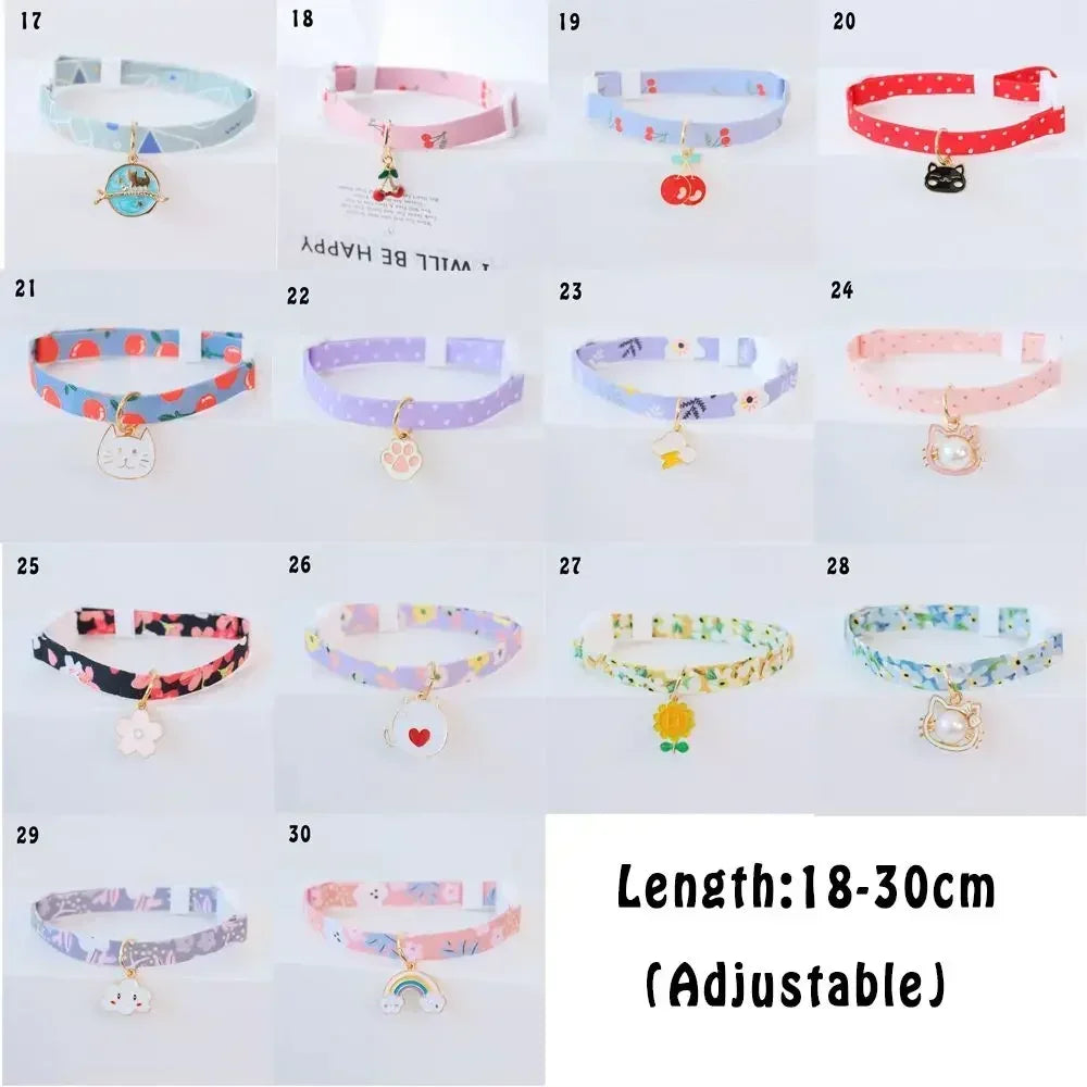 Pet Collar Candy Color Avocado Pendant Cat and Dog Safety Necklace Amagi
