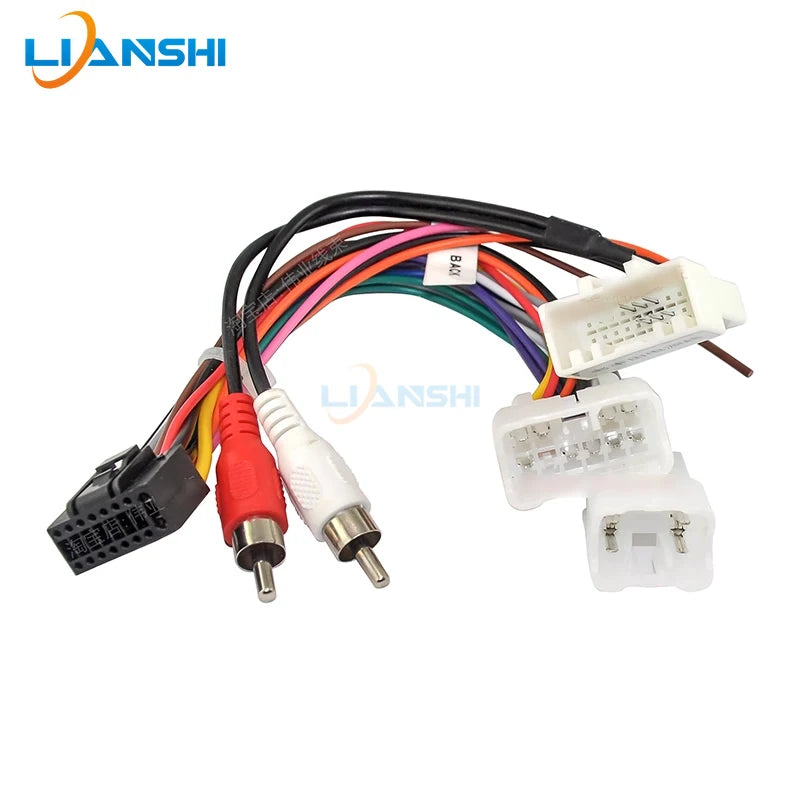 Suitable for old Toyota Corolla, Vios, Corolla, Camry cars, Android large screen navigation power supply, tail cable plug