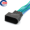 9 Pin Connector Waterproof 3.5mm Series Male Connector Motorcycle Electrical Harnesses Wiring Harness