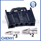 5 Pin female 3.5/6.3mm（2B+3S）Automotive connector Auto Air Conditioning Control Panel Harness Wire Plug 13559 For Fiat