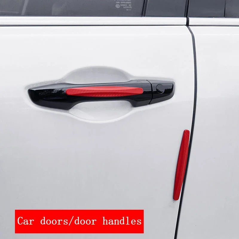 6/4Pcs Anti-collision Car Bumper Protector Large/Small size Strip Guard Corner Protection Strips Scratch Crash Blade Auto Tools