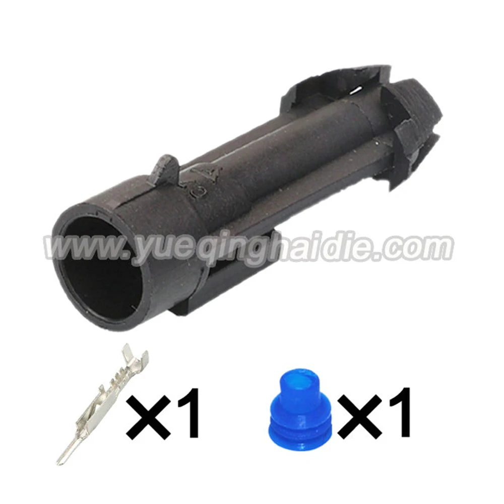 1 Pin Connector Waterproof 1.5mm Male Female Connector Automotive Automobile Housing Electrical Wiring Harness 15345499 15336376