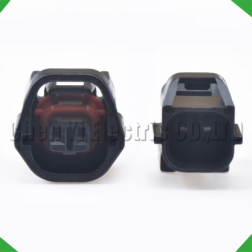 2 Pin automobile waterproof reversing radar probe sensor connector Wire harness plug 72...