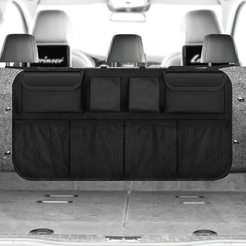 Car Trunk Organizer Seat Back Hanging Storage Bag With 8 Large Storage Bags Extra Large Capacity Waterproof Trunk Organize Amagi