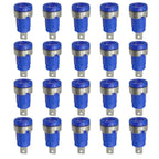 20PCS 4mm Banana Socket 32A Panel Mount Female Connectors, Insulated Safety Binding Post Jacks, 5 Colors for DIY Projects
