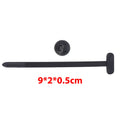 Car Nylon Cable Tie Buckle Fastener Universal Self-Locking Zip Ties Holder Screw Replacement Buckles Fix Wires Tools Accessories