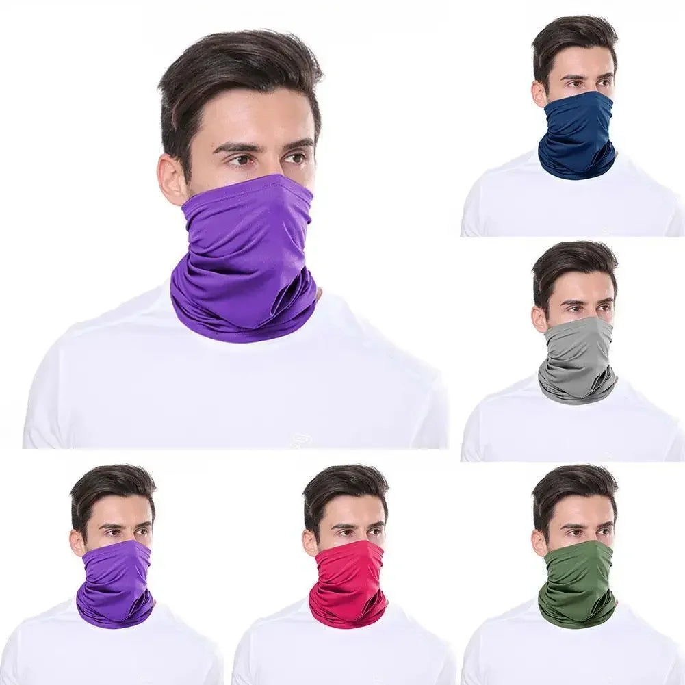 Sports Headscarves Unisex Seamless Magic Bandana For Fishing Running Cycling Windproof Neck Gaiter Face Mask With Sun Protection