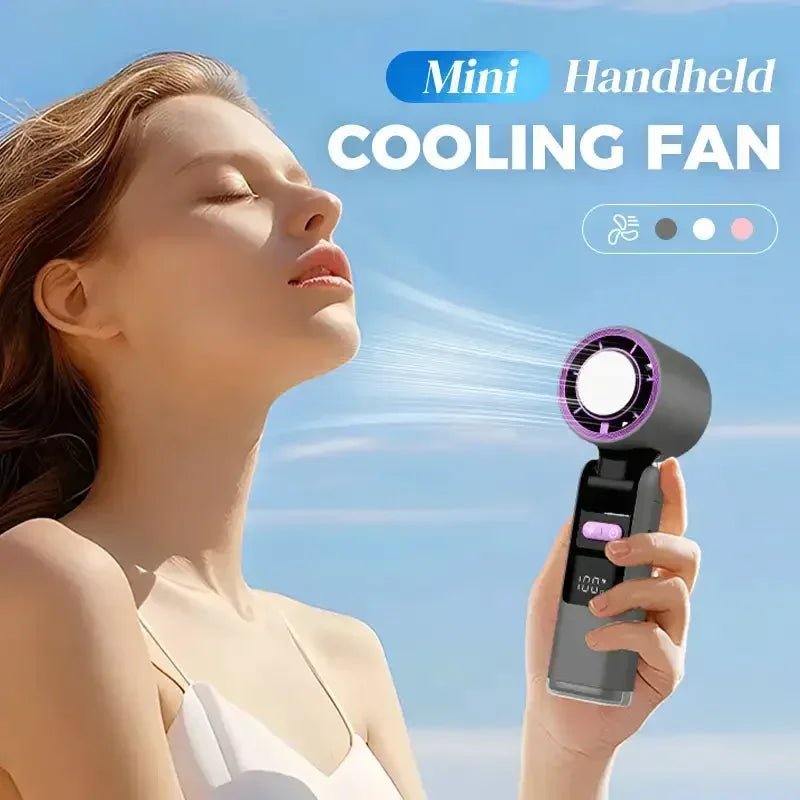 Outdoor Camping Fan With Speed Settings Battery Fan Portable Handheld Fan Mini USB Fan USB Powered Versatile Use Amagi