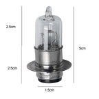 35W Motorcycle Headlight Halogen Bulb 12V Halogen Bulb 12V Super Bright H6 T19 P15D Motorcycle Headlight Bulbs Lamp