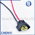 2 Pin Auto Waterproof Connector Auto Car Headlight Fog Lamp Base Harness Plug H8 H9 H11 H16 6189-0935 For Toyota Honda Nissan