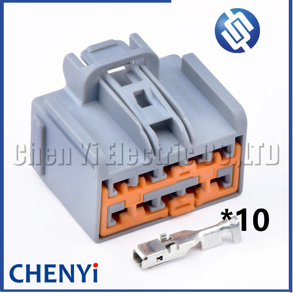 10 Pin Auto connector Car amplifier instrument multimedia audio CD player plug 7282-6457-40 7283-6457-40 For Ford Land Rover