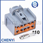 10 Pin Auto connector Car amplifier instrument multimedia audio CD player plug 7282-6457-40 7283-6457-40 For Ford Land Rover