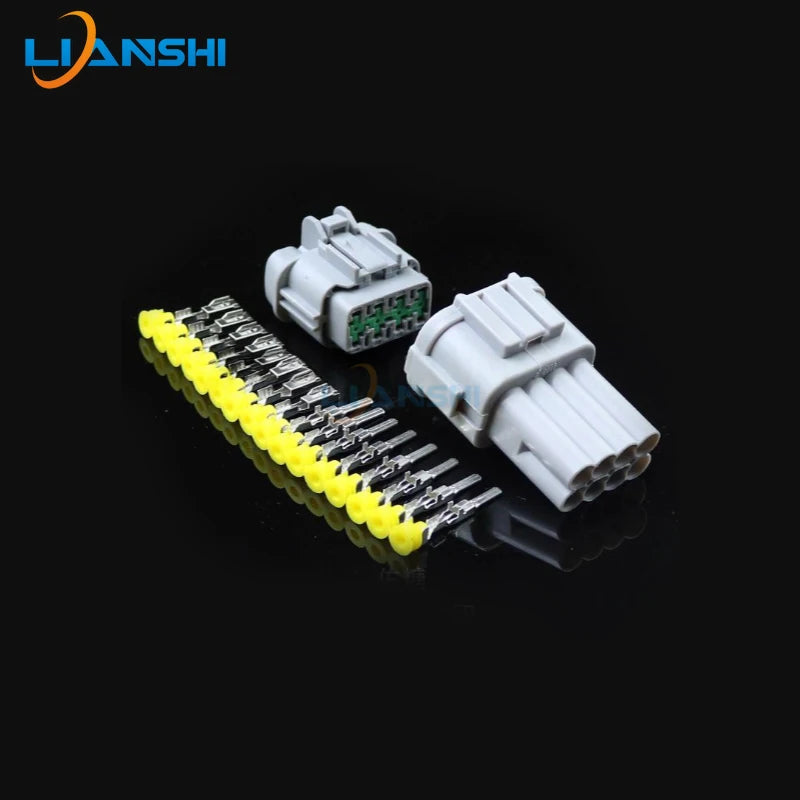 Suitable for Nissan Infiniti front bumper headlight 8-hole wiring harness plug male and female connector DJ7089A-2.2-11-21