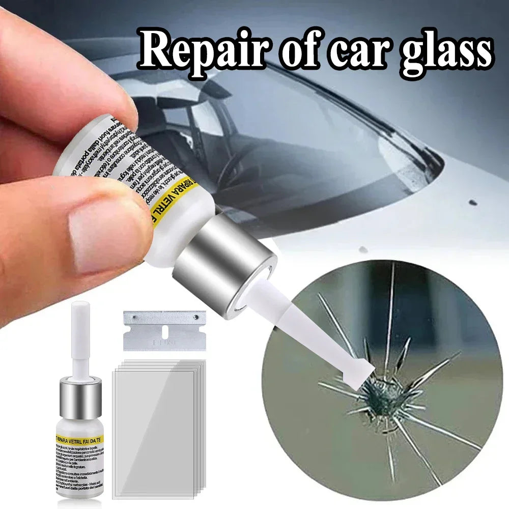 Car Glass Repair Window Cracks Gone Kit Remove Scratch Automobile Truck Motorcycles Broken Tools Windscreen Crack Recovery Set