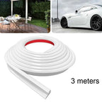 1PC RV Rain Gutter 1/2" Height Drip Rail PVC Rain Strip Roof J Shape Rain Gutter Soft Rubber Strip RV Water Guide Strip