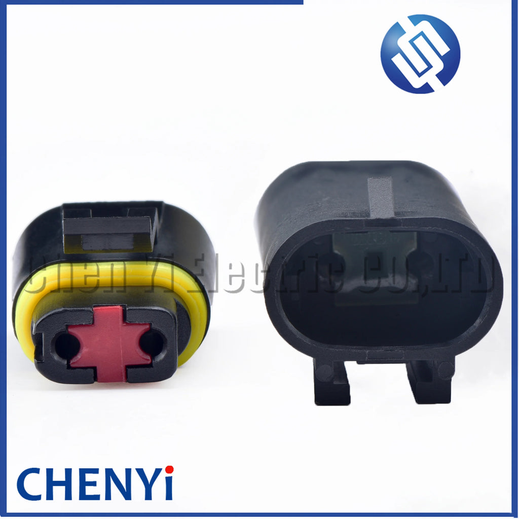 2 Pin Automotive waterproof fuel level sensor connector Transmission Fuel injector plug CY73022-1.8-21 CY73022-1.8-11 with Pin