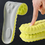 1/2 Pairs 4D Cloud Technologyt High Elasticity Sports Deodorant Insoles for Shoes PU Sole Breathe for Feet Men Running Insole