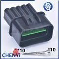 1 set 10 Pin male or female Automotive waterproof Connector headlamp plug adapter  PB625-10027 PB621-10020 For Hyundai