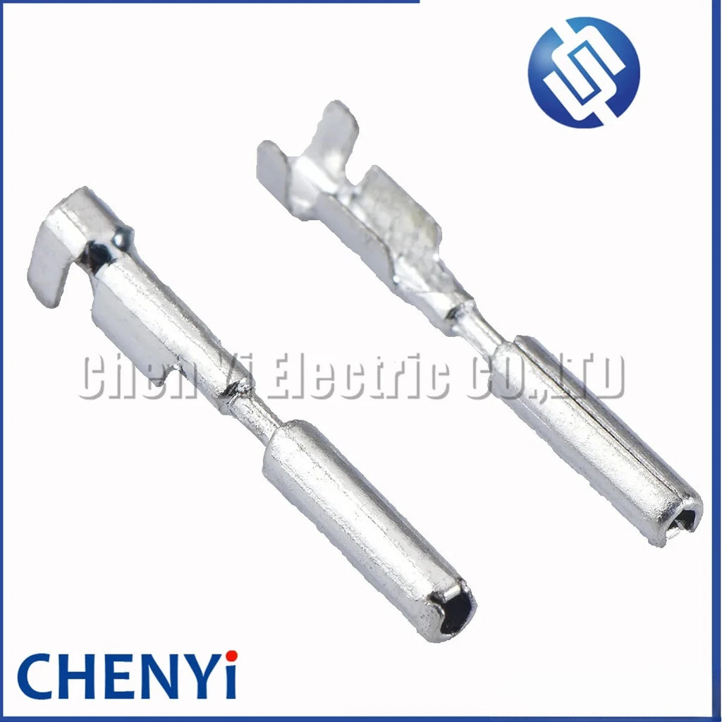 50 Pcs Auto Round Crimp Electrical Wire Terminal Loose Metal 0.8mm Pins For car ECU Connector 15452126